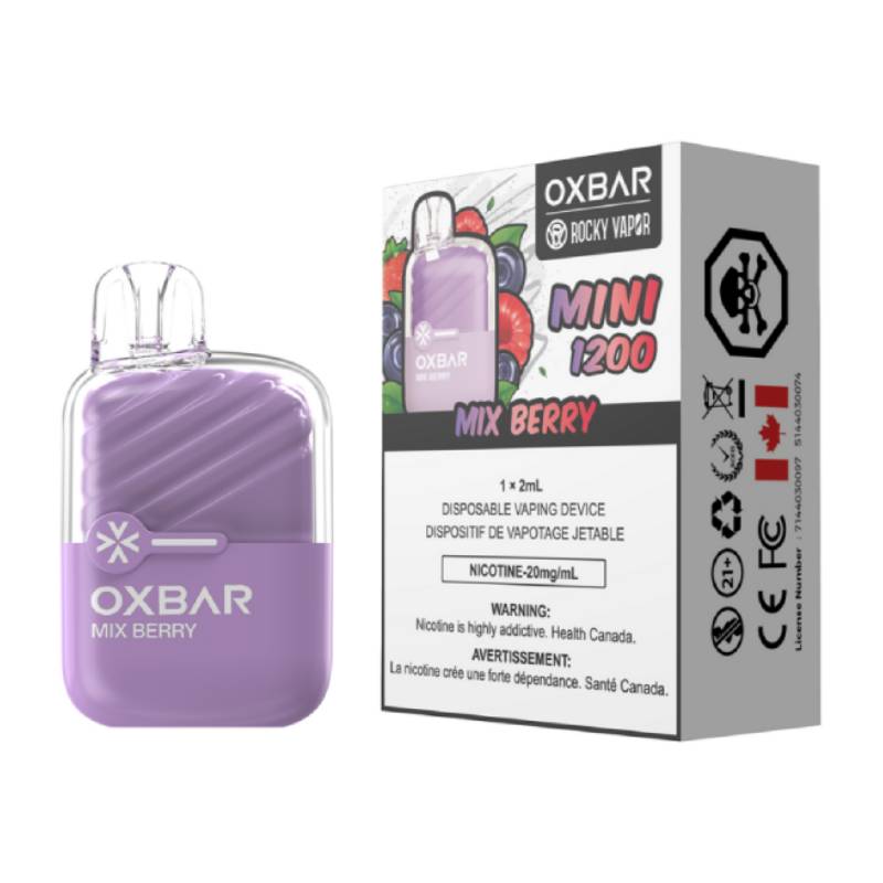Oxbar Mini 1200 Puffs Disposable Vape Mix Berry