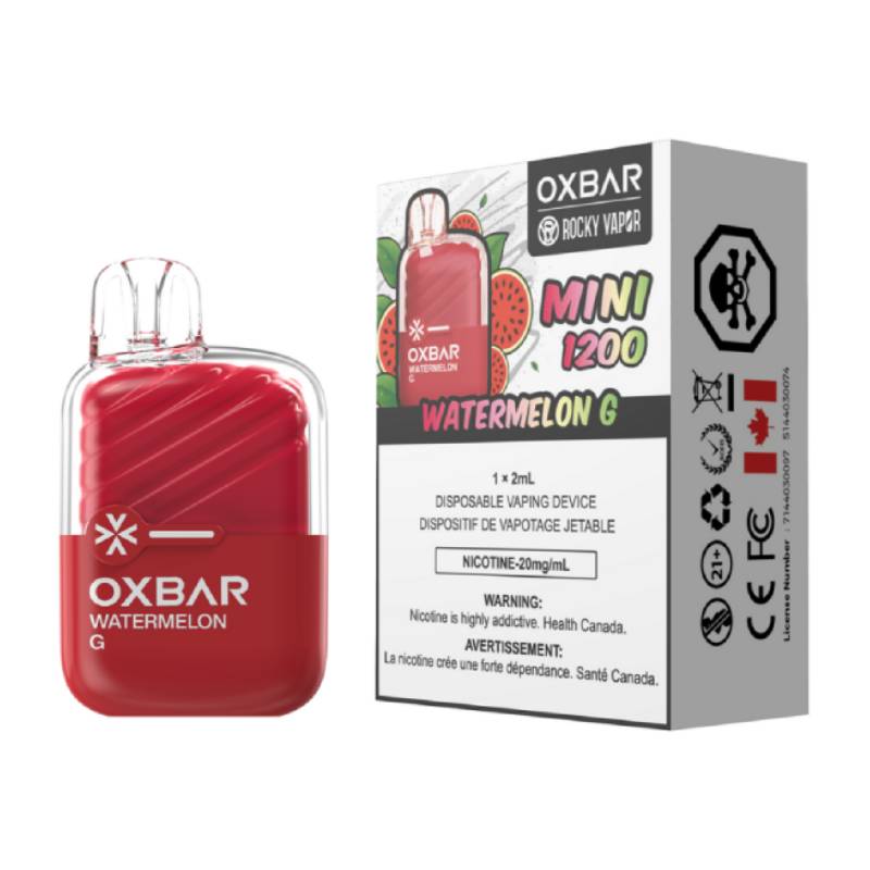 Oxbar Mini 1200 Puffs Disposable Vape Watermelon G