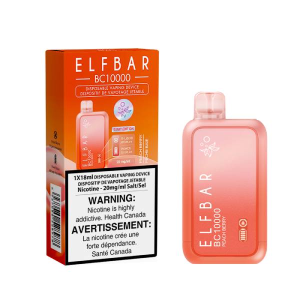 Elf Bar BC10000 Disposable Vape - Peach Berry, 10000 Puffs Vapeluv Vapeshop Elf Bar BC10000 Disposable Vape - Peach Berry, 10000 Puffs Vapeluv Vapeshop