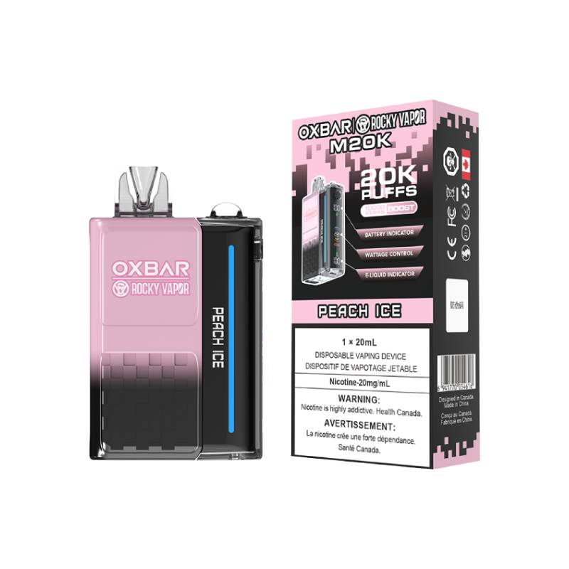 Oxbar M20K Disposable Vape - Peach Ice, 20000 Puffs Vapeluv Vapeshop Oxbar M20K Disposable Vape - Peach Ice, 20000 Puffs Vapeluv Vapeshop