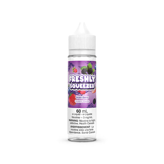 Freshly Squeezed Free Base 60mL, Quad Berry