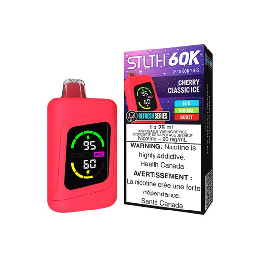 STLTH 60K Disposable Refresh Series - Cherry Classic Ice