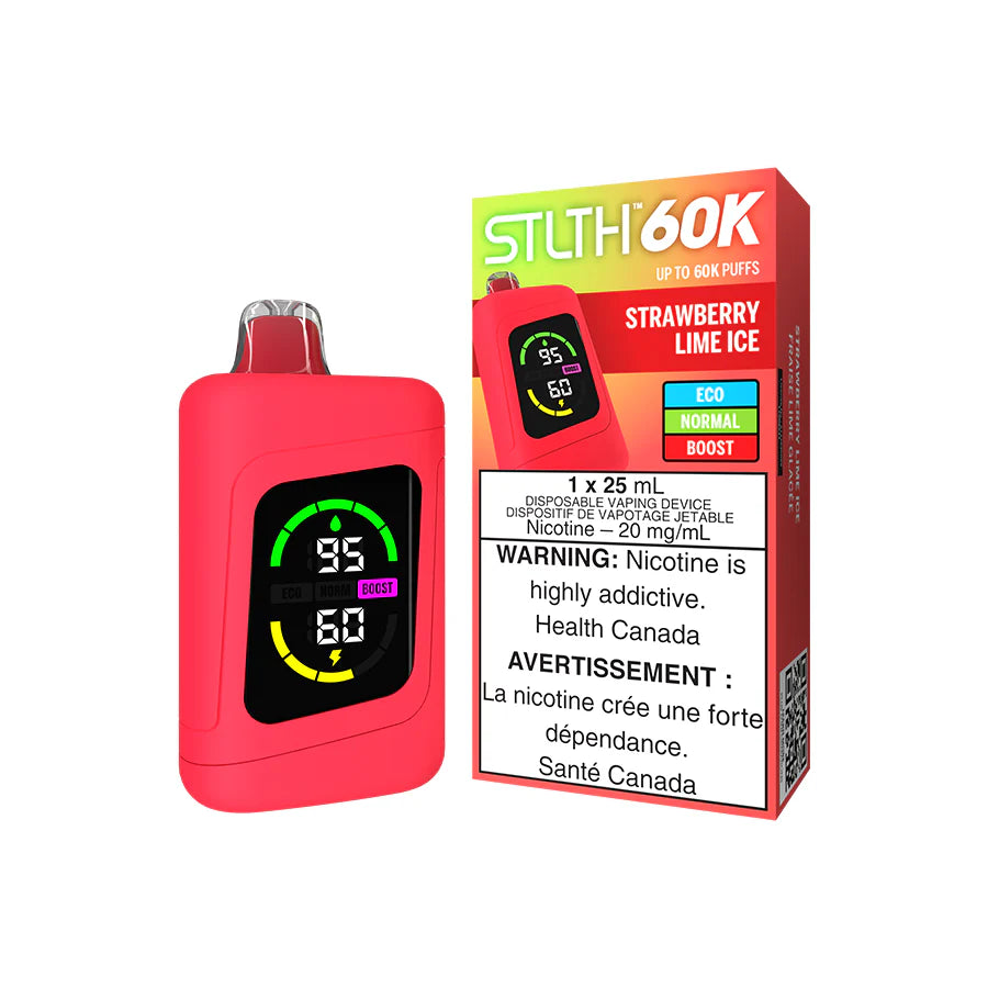 STLTH 60K Disposable Vape - Strawberry Lime Ice Vapeluv Vapeshop STLTH 60K Disposable Vape - Strawberry Lime Ice Vapeluv Vapeshop