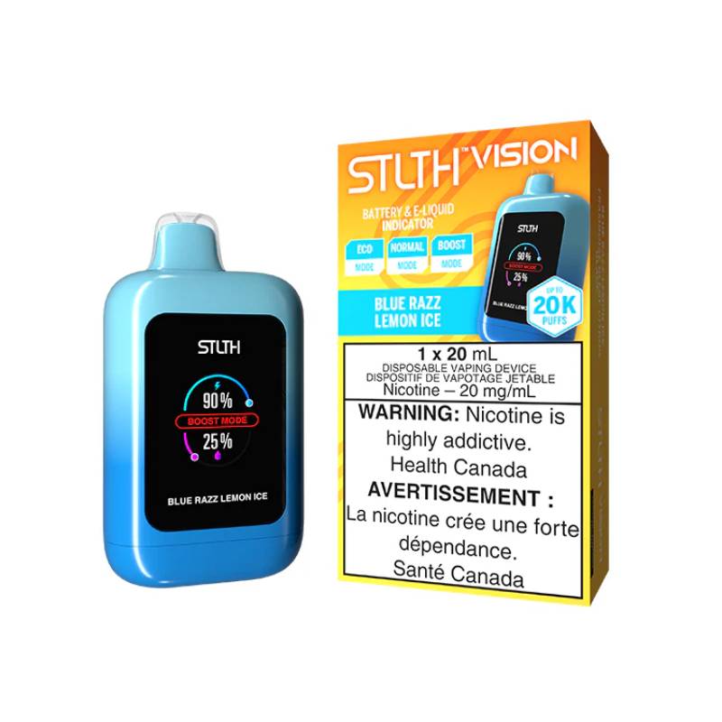 STLTH - Vision Blue Razz Lemon Ice 20K Disposable Vape, 20mL Vapeluv Vapeshop STLTH - Vision Blue Razz Lemon Ice 20K Disposable Vape, 20mL Vapeluv Vapeshop