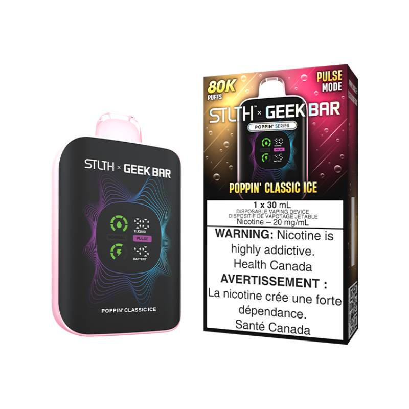 STLTH x GeekBar 80K Disposable Vape - Poppin' Classic Ice