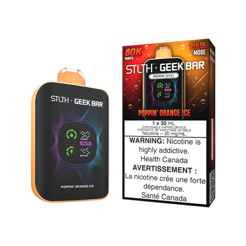 STLTH x GeekBar 80K Disposable Vape - Poppin' Orange Ice