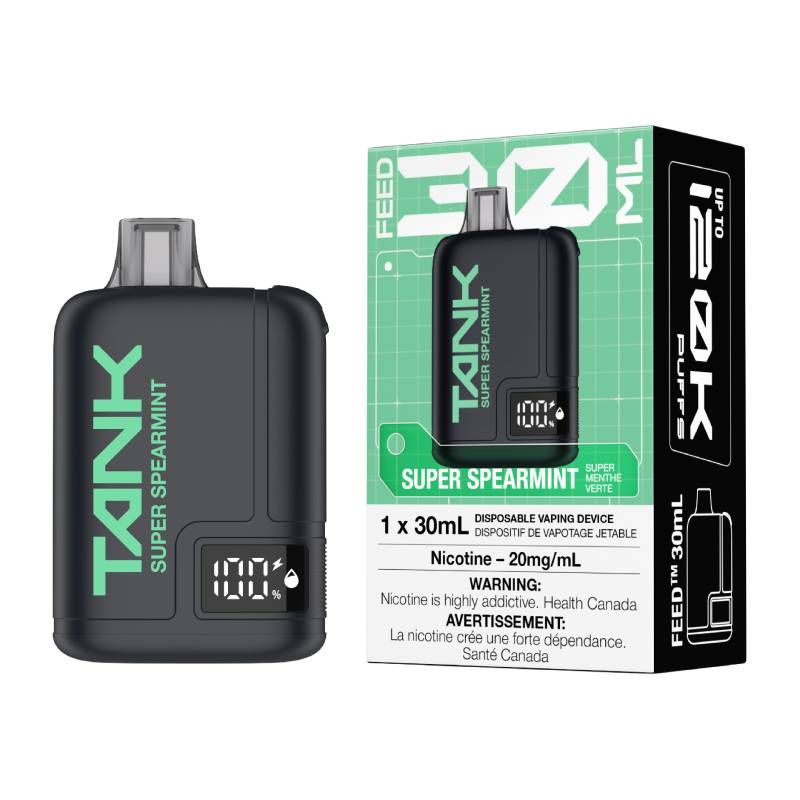 FEED Tank 120K Disposable Vape - Super Spearmint