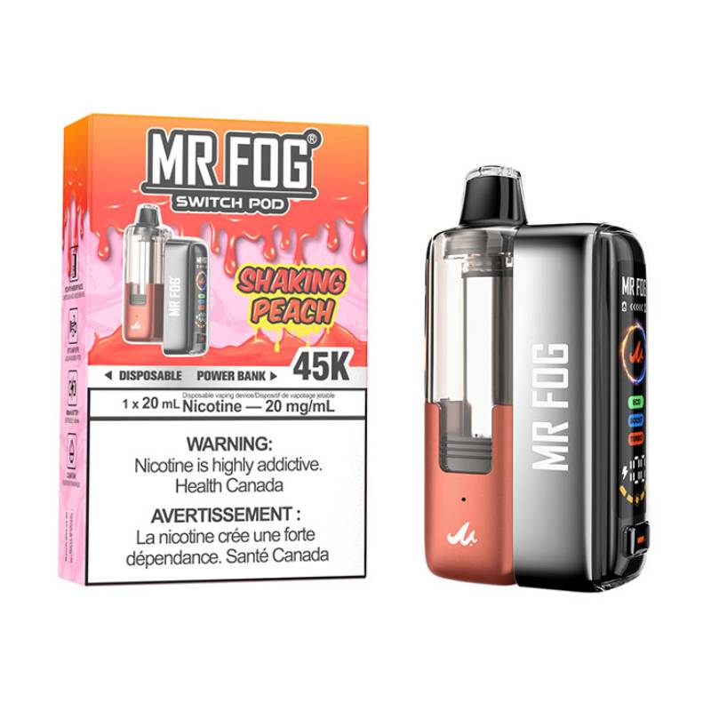 Mr Fog Switch 45K Pod Starter Kit - Shaking Peach