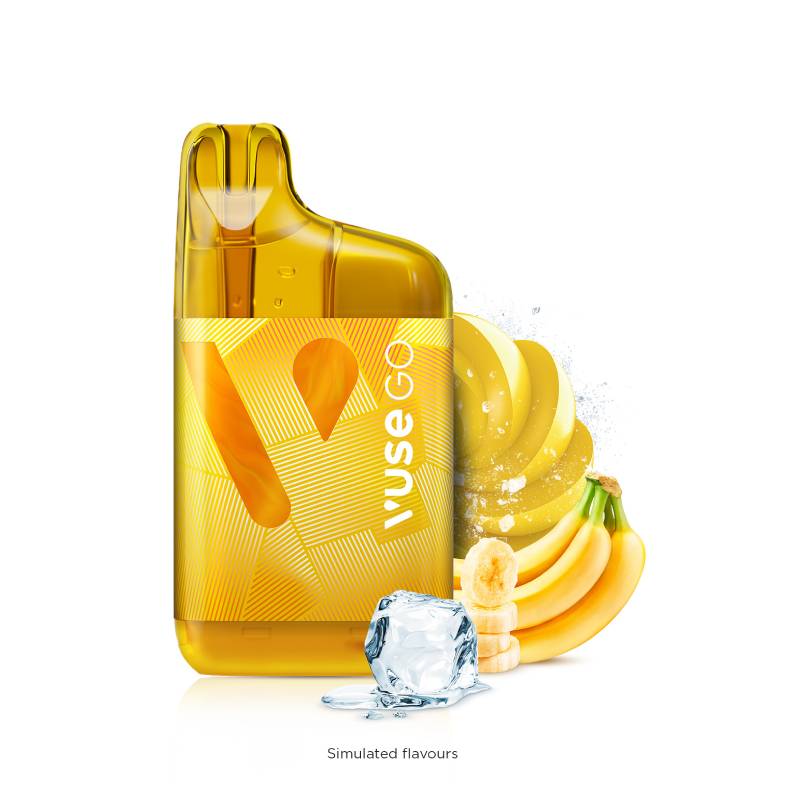 Vuse Go 5000 Disposable Vape - Banana Ice, 10mL Vapeluv Vapeshop Vuse Go 5000 Disposable Vape - Banana Ice, 10mL Vapeluv Vapeshop