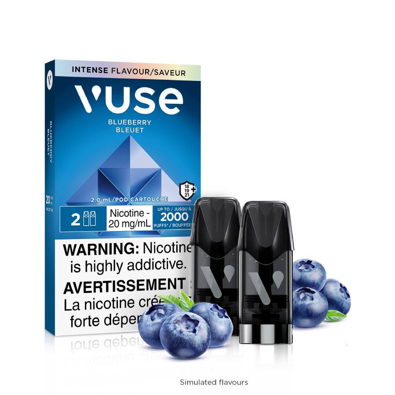 Vuse Pods - Blueberry, 2mL (2 Pods/PK) Vapeluv Vapeshop Vuse Pods - Blueberry, 2mL (2 Pods/PK) Vapeluv Vapeshop