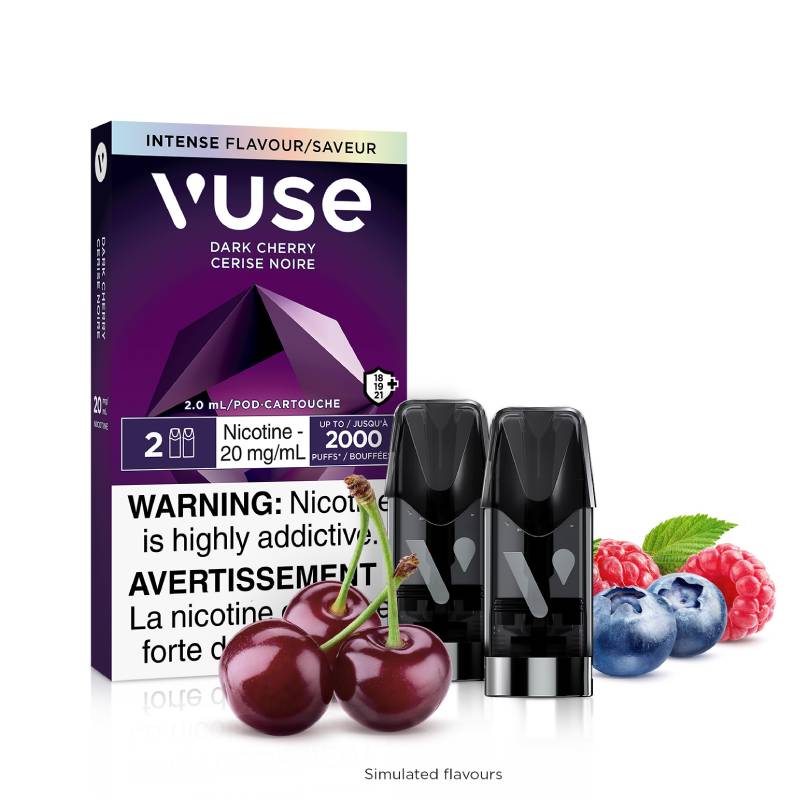 Vuse Pods - Dark Cherry, 2mL (2 Pods/PK) Vapeluv Vapeshop Vuse Pods - Dark Cherry, 2mL (2 Pods/PK) Vapeluv Vapeshop