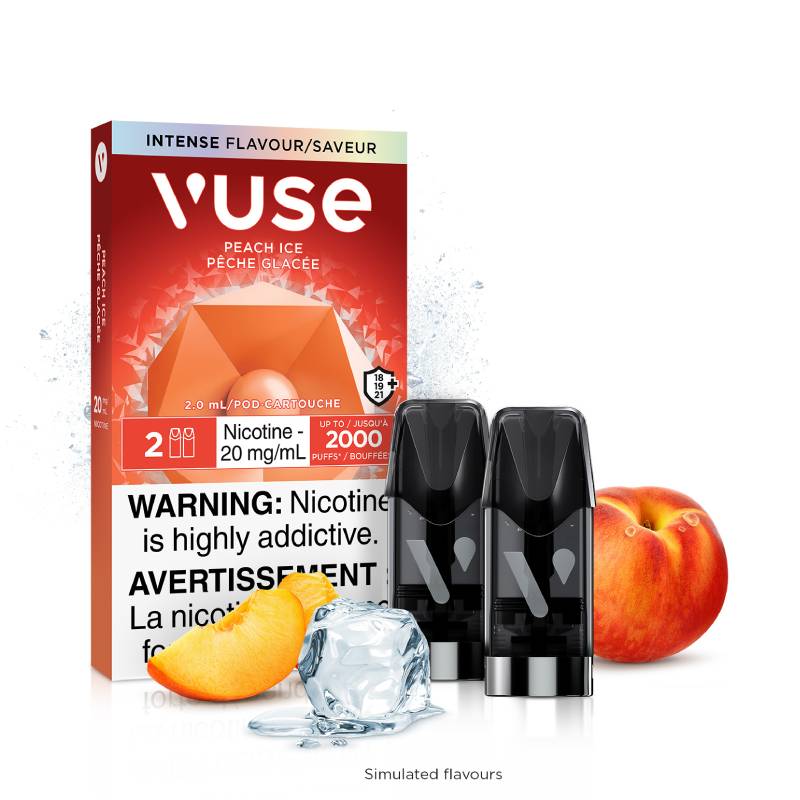 Vuse Pods - Peach Ice, 2mL (2 Pods/PK) Vapeluv Vapeshop Vuse Pods - Peach Ice, 2mL (2 Pods/PK) Vapeluv Vapeshop