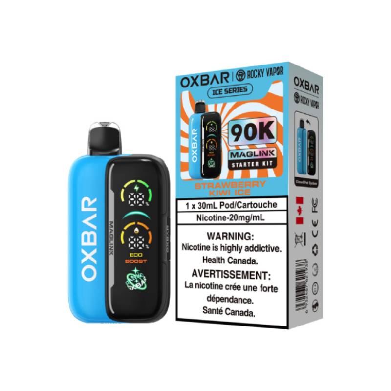 Oxbar Maglink 90K Ice Series Starter Kit - Strawberry Kiwi Ice