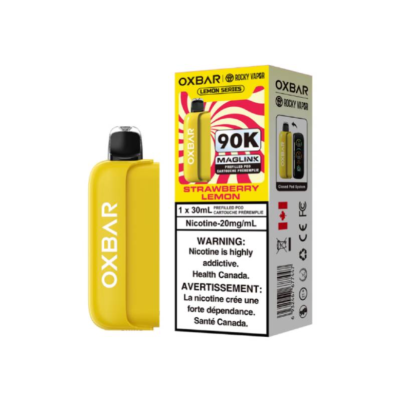 Oxbar Maglink 90K Pre-Filled Pod - Strawberry Lemon (Lemon Series)