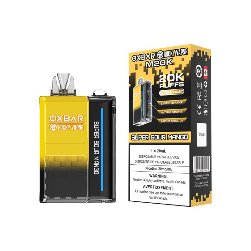 Oxbar M20K Disposable Vape - Super Sour Mango, 20000 Puffs Vapeluv Vapeshop Oxbar M20K Disposable Vape - Super Sour Mango, 20000 Puffs Vapeluv Vapeshop
