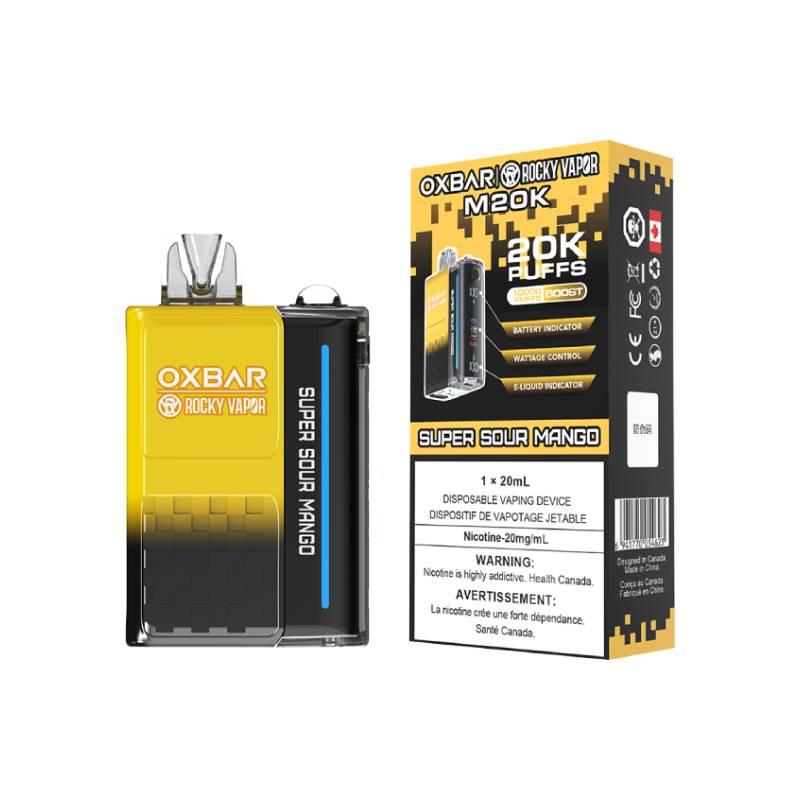 Oxbar M20K Disposable Vape - Super Sour Mango, 20000 Puffs