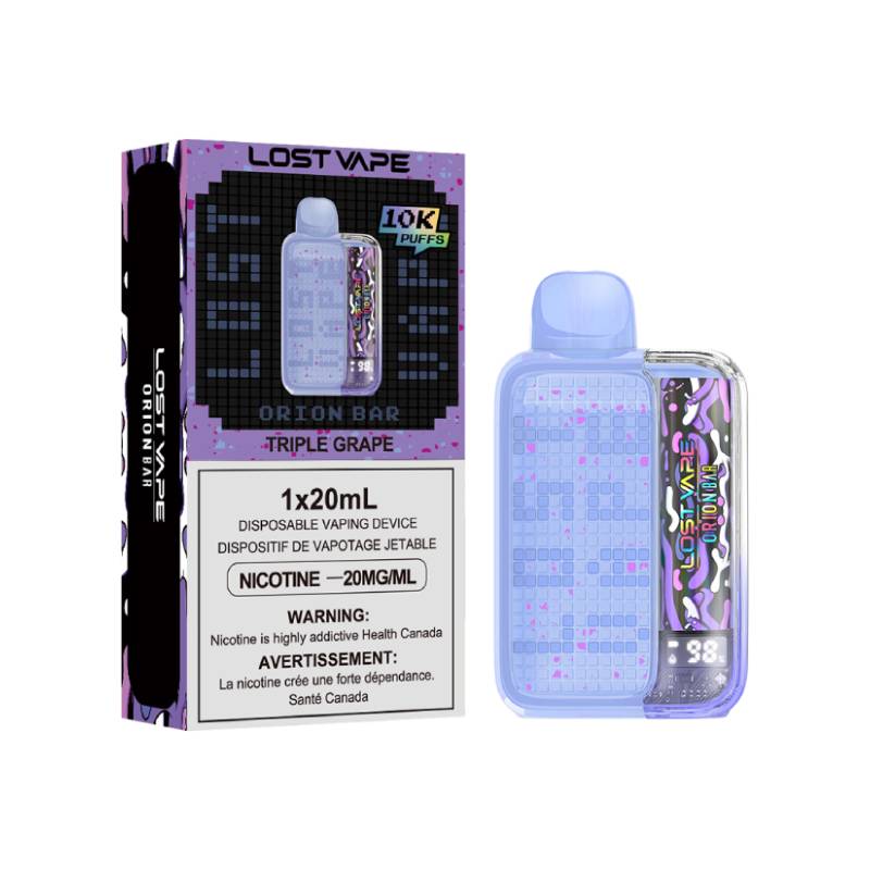 Lost Vape Orion Bar 10K - Triple Grape, 10000 Puffs Vapeluv Vapeshop Lost Vape Orion Bar 10K - Triple Grape, 10000 Puffs Vapeluv Vapeshop