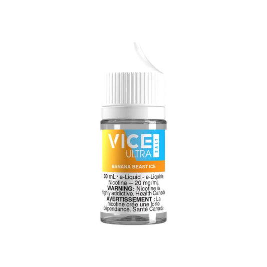 Vice Ultra Salt Banana Beast Ice 30mL 20mg Vape Juice