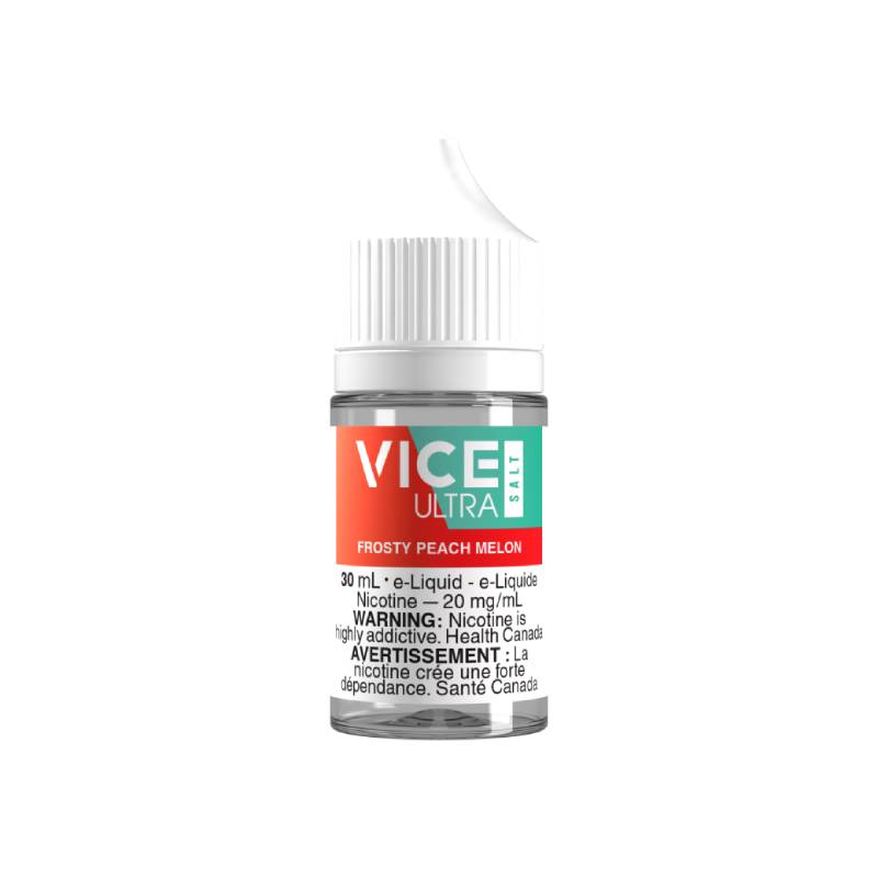 Vice Ultra Salt Frosty Peach Melon 30mL 20mg Vape Juice