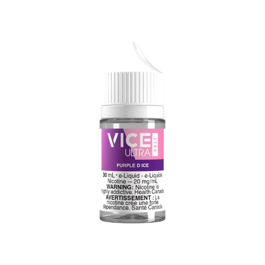 Vice Ultra Salt Purple D Ice 30mL 20mg Vape Juice