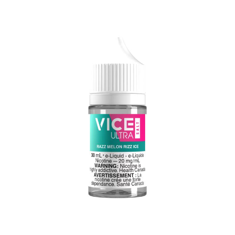 Vice Ultra Salt Razz Melon Rizz Ice 30mL 20mg Vape Juice