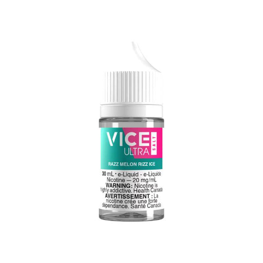 Vice Ultra Salt Razz Melon Rizz Ice 30mL 20mg Vape Juice