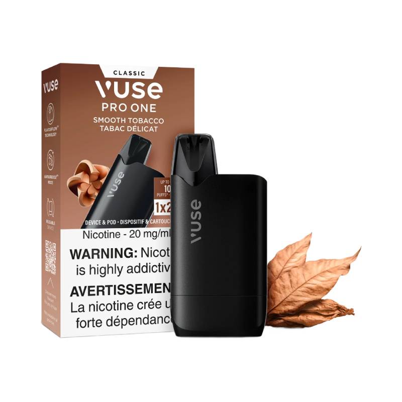 Vuse Pro One Pod Kit Vape Smooth Tobacco
