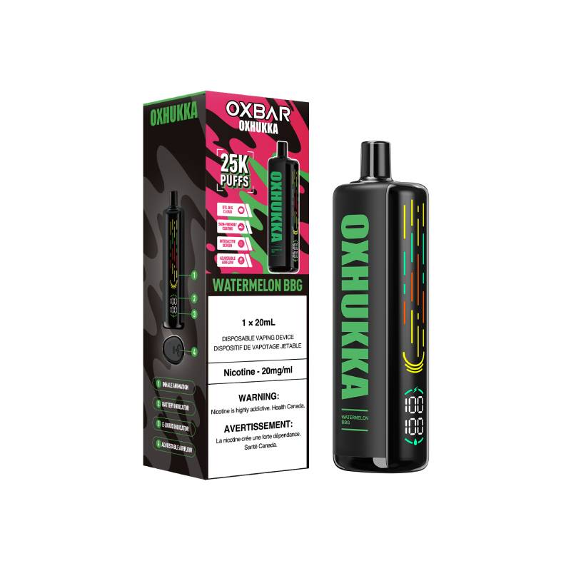 Watermelon BBG OxHukka Disposable Vape