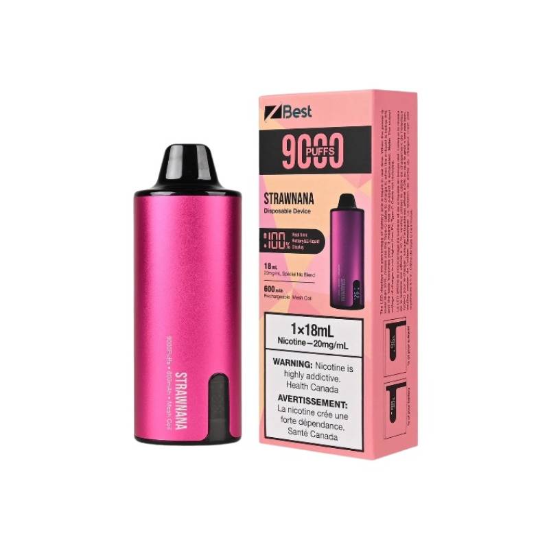 Z Best Disposable Vape - Strawnana (9000 Puffs), 18ML Vapeluv Vapeshop Z Best Disposable Vape - Strawnana (9000 Puffs), 18ML Vapeluv Vapeshop