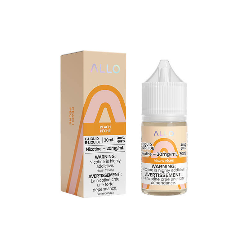 Allo Peach Salt E-Liquid