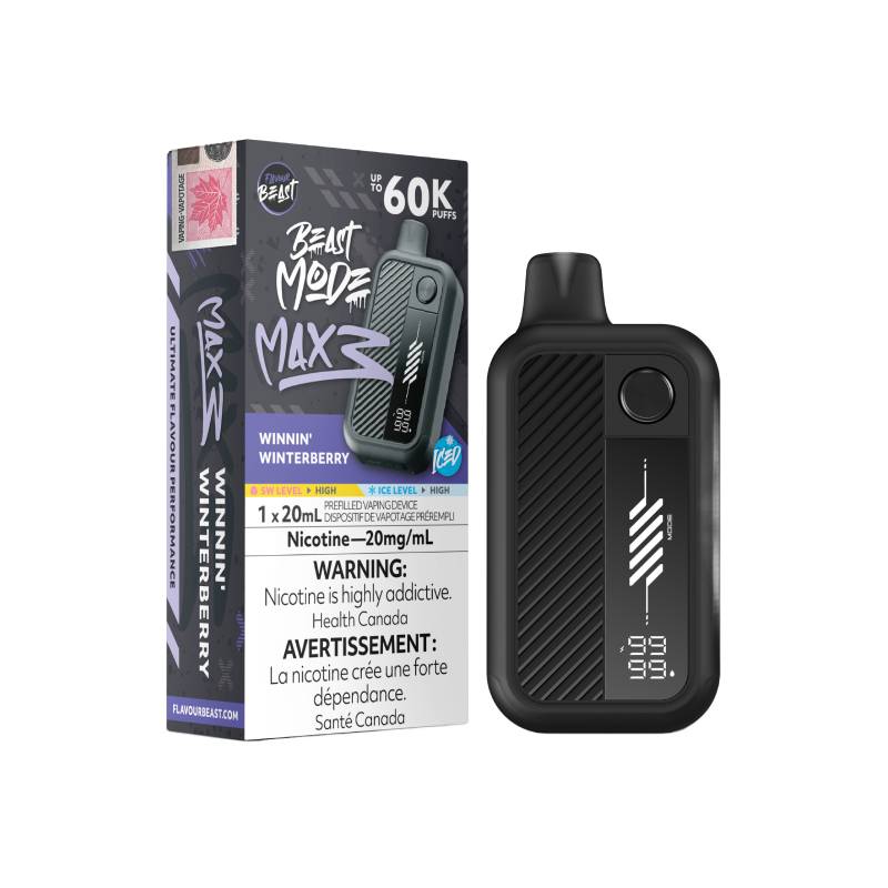 Flavour Beast - Beast Mode Max 3 60k Winnin' Winterberry Iced