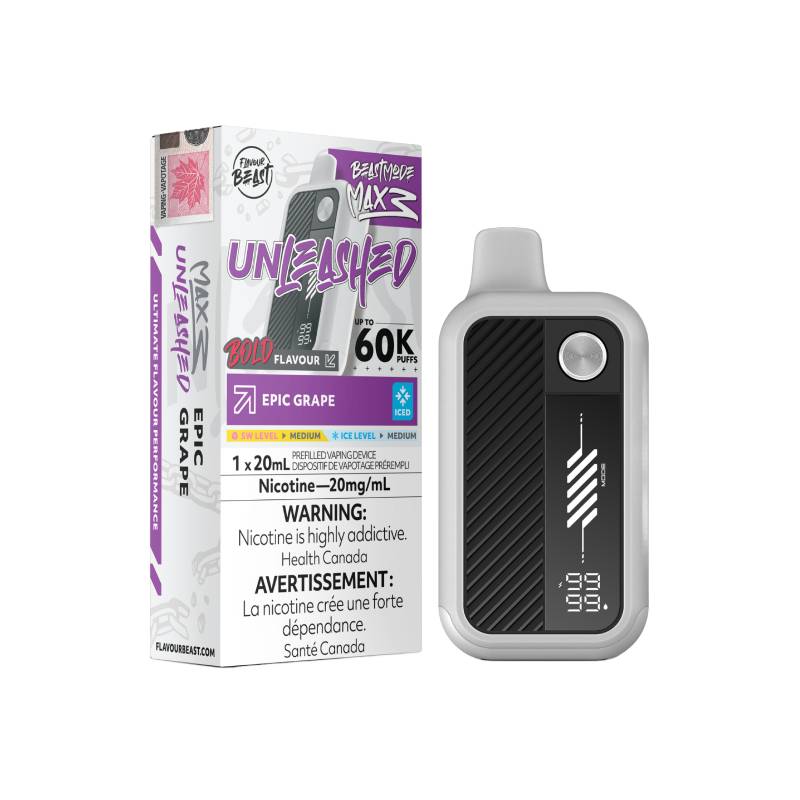 Flavour Beast - Beast Mode Max 3 60k Epic Grape Iced