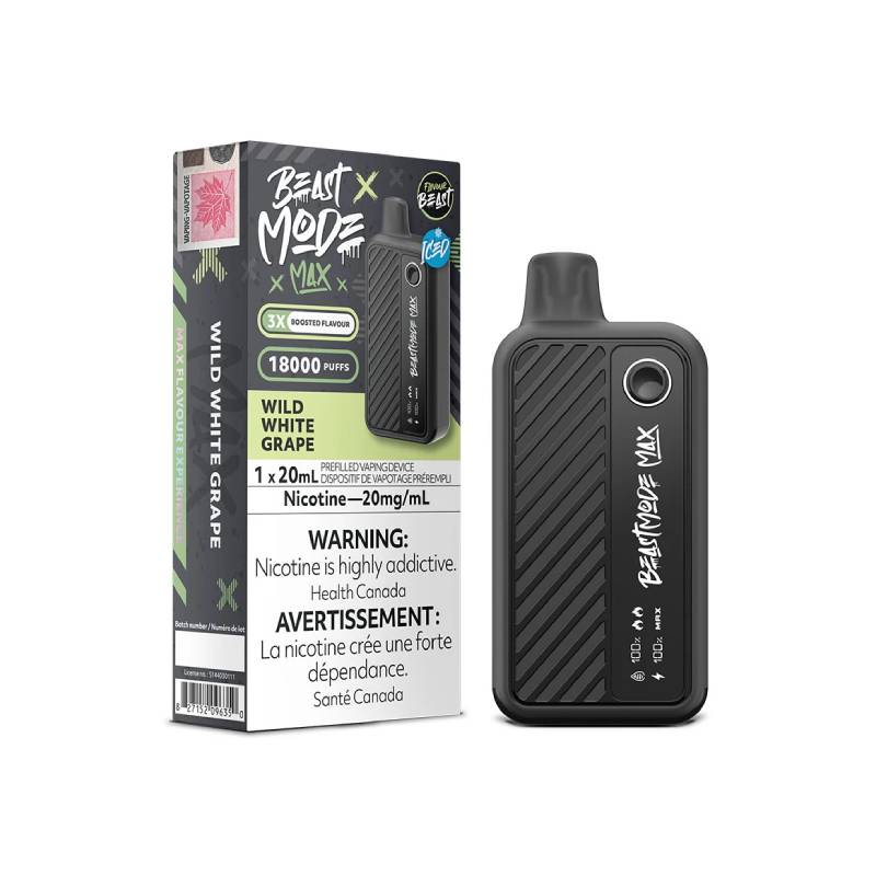 Flavour Beast - Beast Mode Max 18K Disposable: Wild White Grape, 20ML