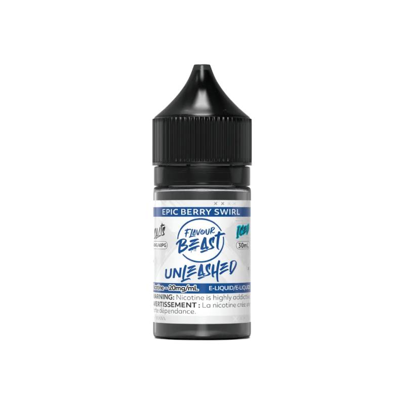 Flavour Beast Unleashed Salts E-Liquid - Epic Berry Swirl, 30ML