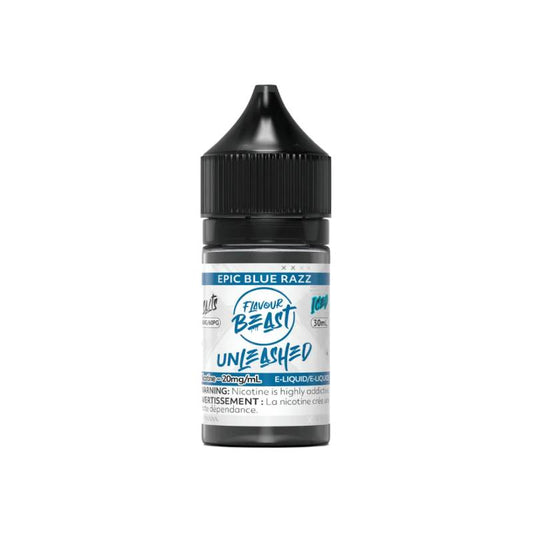 Flavour Beast Unleashed Salts E-Liquid - Epic Blue Razz, 30ML