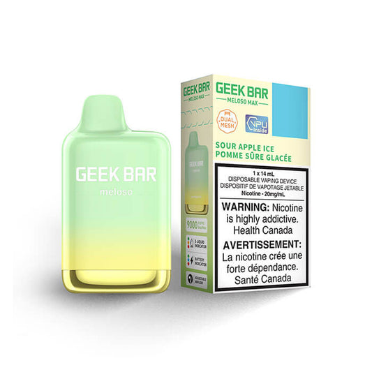 Geek Bar Meloso Max Sour Apple Ice Disposable Vape