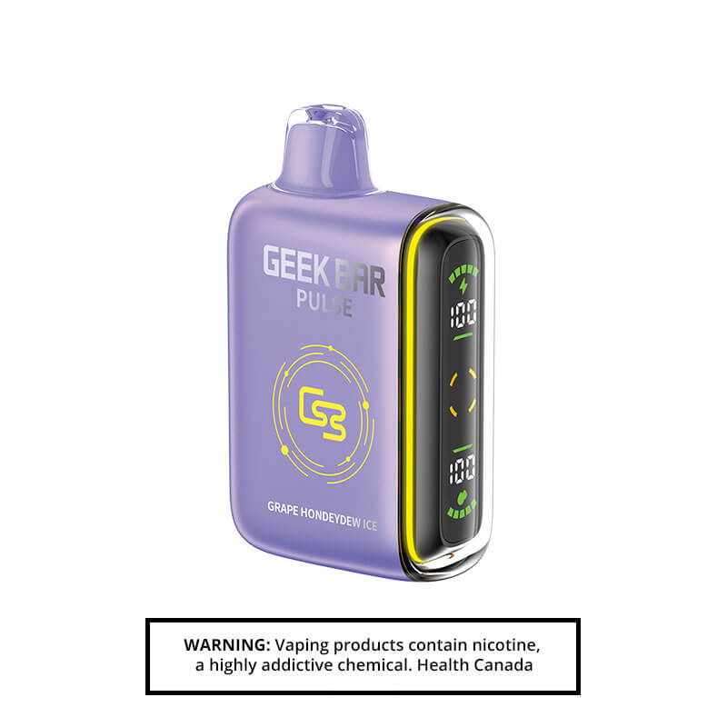 Geek Bar Pulse 9000 Puffs Grape Honeydew Ice Disposable Vape Vapeluv Vapeshop Geek Bar Pulse 9000 Puffs Grape Honeydew Ice Disposable Vape Vapeluv Vapeshop