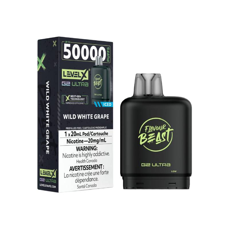 Level X Flavour Beast G2 Ultra Pod 50K - Wild White Grape