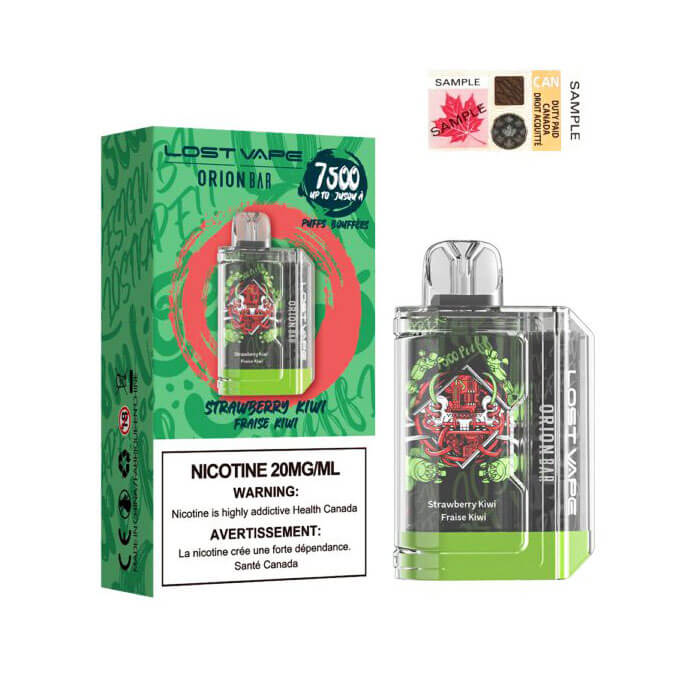 LOST VAPE Orion Bar 7500 Strawberry Kiwi