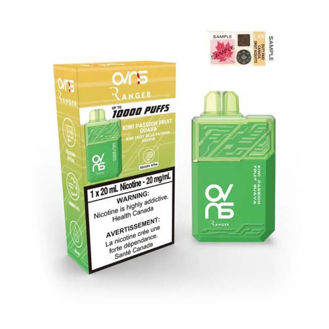 OVNS Ranger 10000 Kiwi Passion Fruit Guava | Vapeluv.com Vapeluv Vapeshop OVNS Ranger 10000 Kiwi Passion Fruit Guava | Vapeluv.com Vapeluv Vapeshop