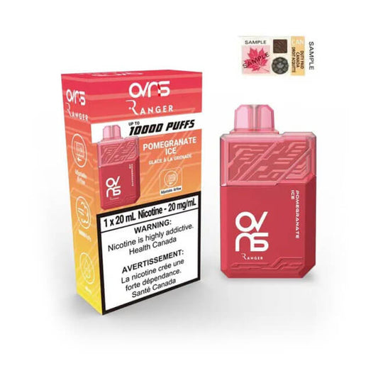 OVNS Ranger 10000 Pomegranate Ice Disposable Vape