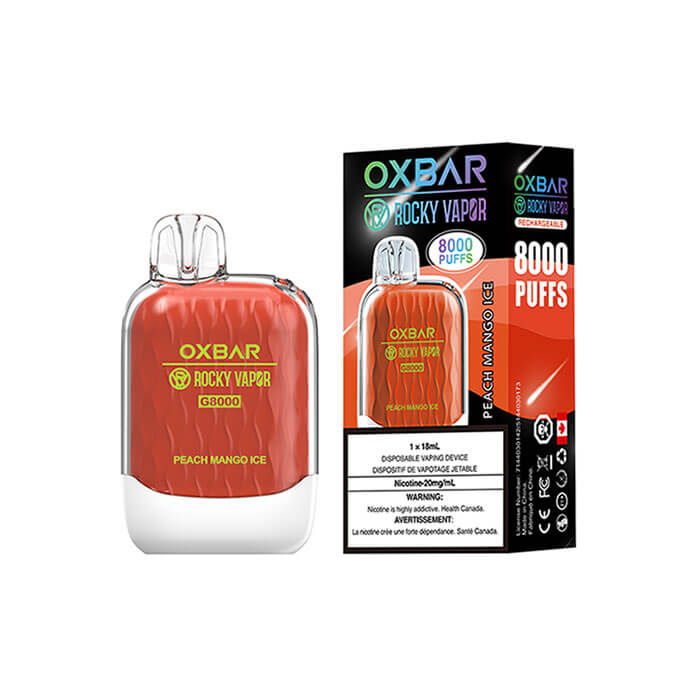 Oxbar G8000 Peach Mango Ice Disposable Vape | Vapeluv.com Vapeluv Vapeshop Oxbar G8000 Peach Mango Ice Disposable Vape | Vapeluv.com Vapeluv Vapeshop