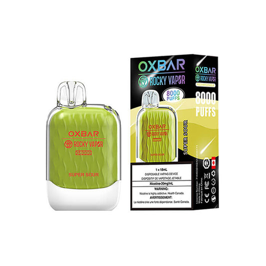 Oxbar G8000 Super Sour Disposable Vape