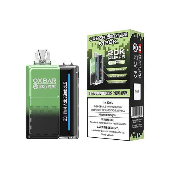 Oxbar M20K Disposable Vape - Strawberry Kiwi Ice, 20000 Puffs Vapeluv Vapeshop Oxbar M20K Disposable Vape - Strawberry Kiwi Ice, 20000 Puffs Vapeluv Vapeshop
