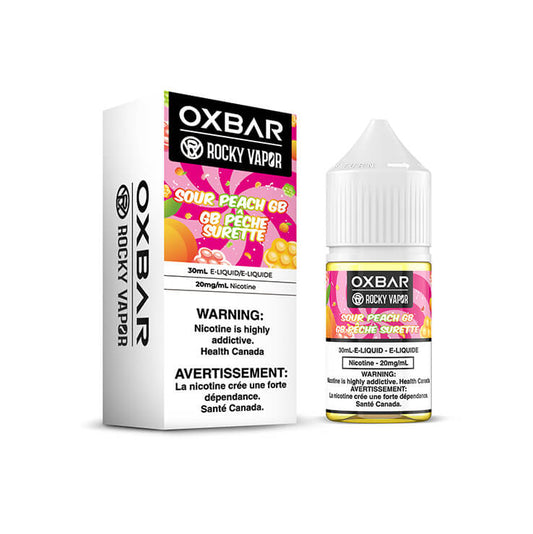 Rocky Vapor OxBar E-liquids - Sour Peach GB