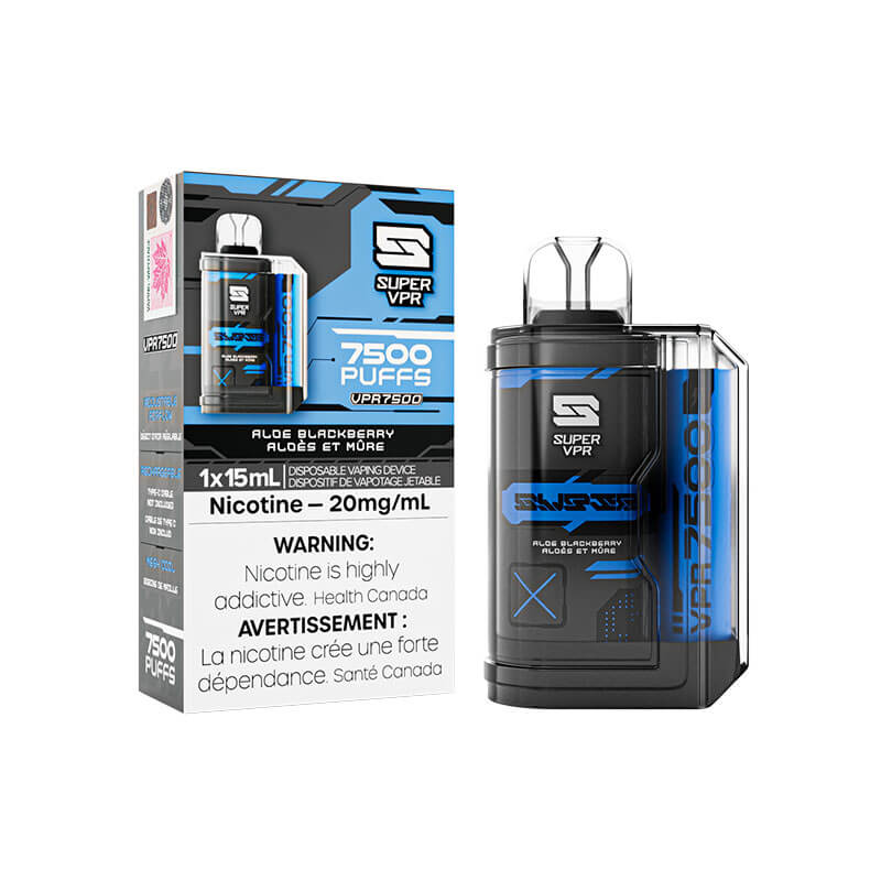 Super VPR 7500 Aloe Blackberry Disposable Vape