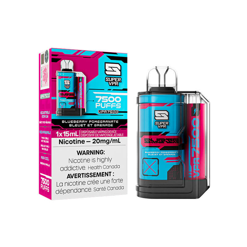 Super VPR 7500 Blueberry Pomegranate Disposable Vape