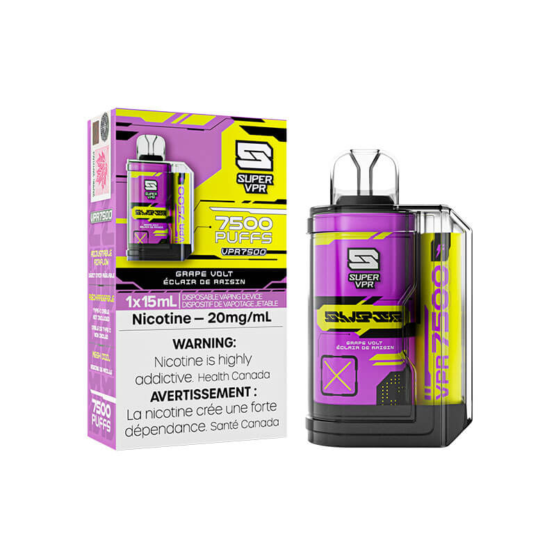 Super VPR 7500 Grape Volt Disposable Vape