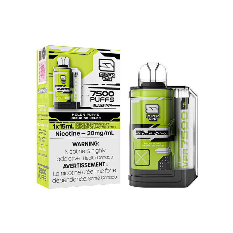 Super VPR 7500 Melon Puffs Disposable Vape