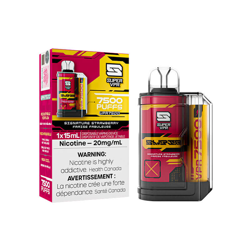 Super VPR 7500 Signature Strawberry Disposable Vape